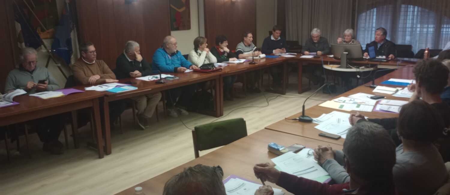 Réunion du GAL Coteaux Nestes mercredi 22 janvier mairie de Lannemezan Salle du conseil